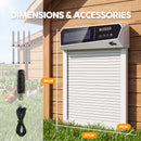 Advwin Solar Automatic Chicken Coop Roller Door Opener