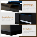 Advwin Bedside Table 3 Drawers With with Charging Station