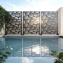 Advwin Leaf Metal Privacy Screen 119x183.5cm