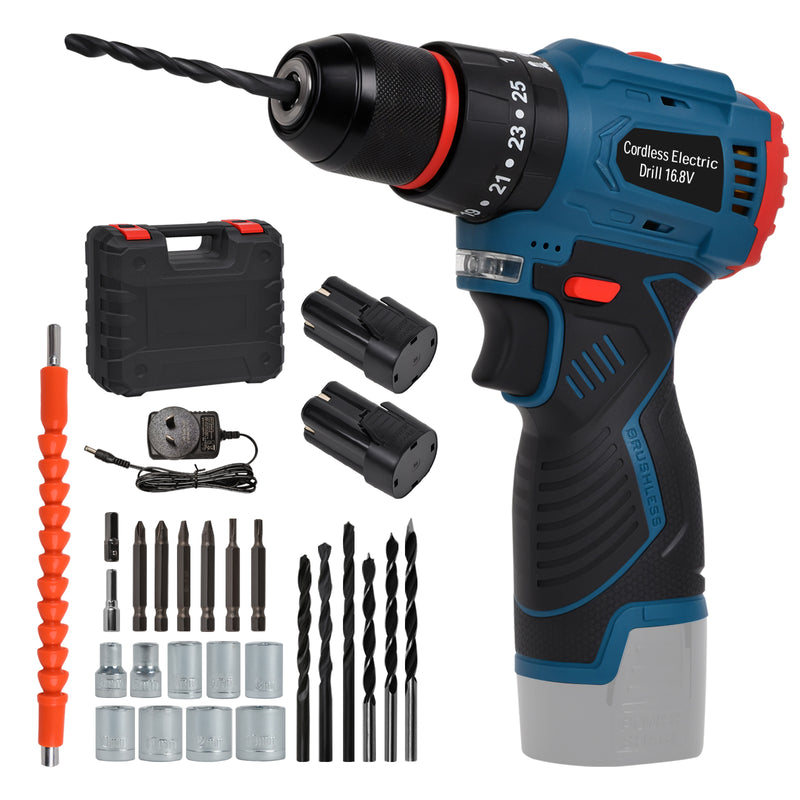 Advwin 3-in-1 Brushless Impact Driver Kit 2-Speed