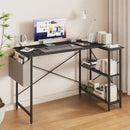 Advwin L Shaped Computer Desk with Storage Shelves
