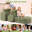 Advwin 16pcs Modular Kids Play Couch Building Fort
