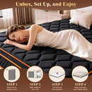 Advwin 34CM Mattress Black & Gold