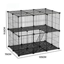 Advwin Metal Wire Pet Playpen Cat Enclosure
