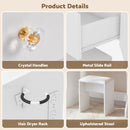 Advwin Makeup Vanity Desk with Charging Station