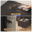 Advwin 160cm TV Unit Cabinet with Open Shelf & LED Lights