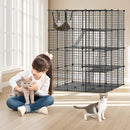 Advwin Large 4 Tier Cat Cage Pet Playpen Cat Kennel
