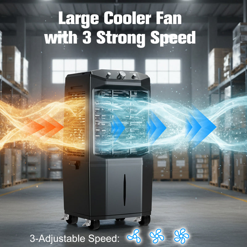 Advwin Evaporative Air Cooler Fan with 69L Water Tank