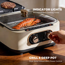 Advwin Electric Grill with Cooking Pot