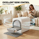 Advwin Semi-Automatic Self-Cleaning Cat Litter Box