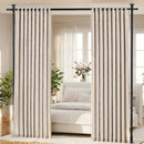 Advwin No Drill Adjustable Curtain Rod Room Divider Black (Pre-Order)