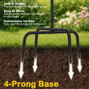 Advwin Freestanding Metal 2-in-1 Bird Bath & Feeder