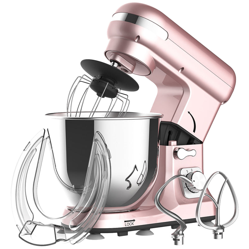 Advwin 6.5L 1400W Stand Mixer Pink