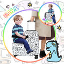 Advwin Kids Ride On Luggage Graffiti Toddler Luggage