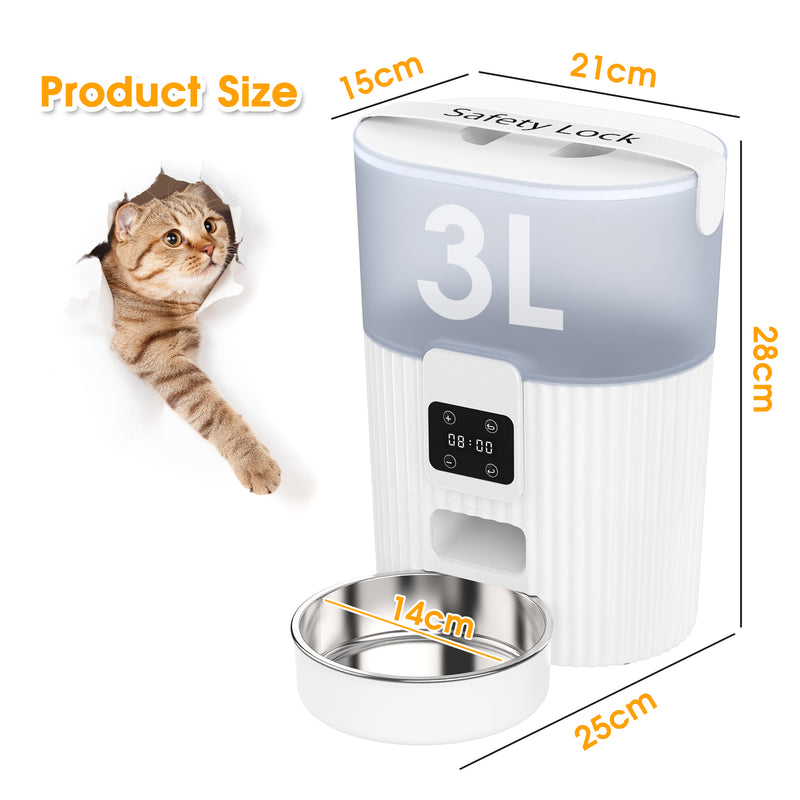 Advwin 3L Automatic Pet Feeder Smart Food Dispenser