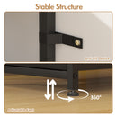 Advwin LED Narrow Bedside Table with Charging Station