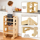 Advwin 3-in-1 Toddler Kitchen Step Stool Foldable
