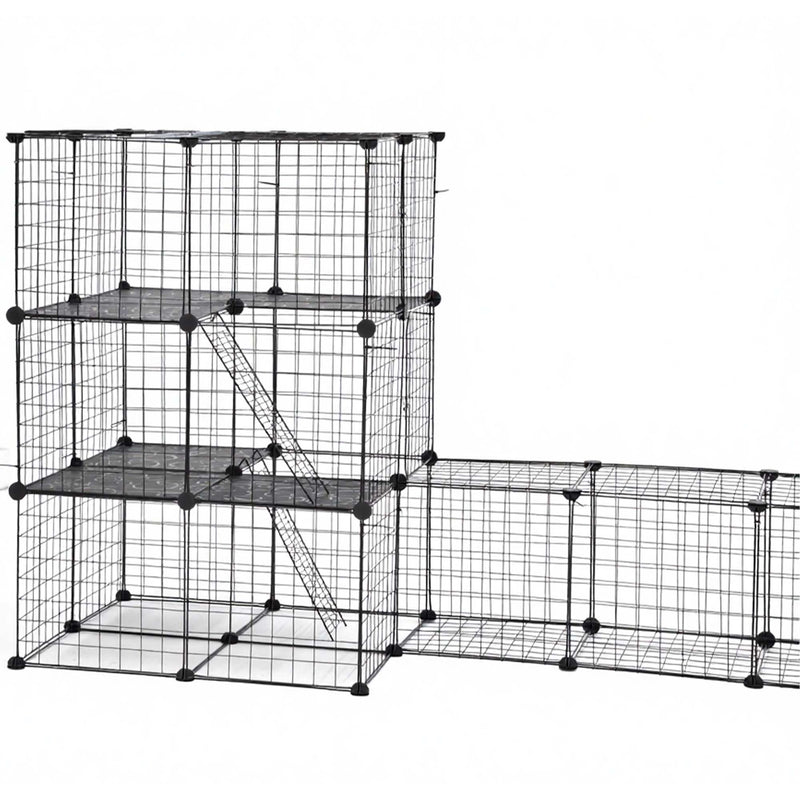 Advwin Cat Enclosures DIY Pet Kennels Playpen for 1-6 Cats