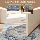 Advwin Vintage Thick Carpet Non-Slip Washable Rug Grey (Pre-Order)