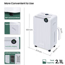 Advwin 15L Compact Air Dehumidifiers with Drain Hose