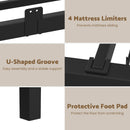 Advwin Corner Single Bed Frame with Charging Station