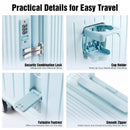 Advwin 2PCS Attachable Hardshell Luggage Set 14/20 Inch
