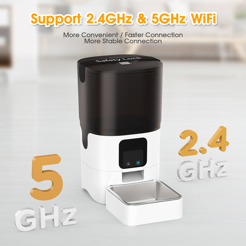 Advwin 6L Automatic Pet Feeder 5G WiFi