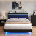 Advwin Double Floating Bed Frame w/ Charging Station