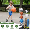 Advwin 7-Tier Sports Ball Storage Rack