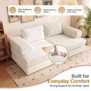 Advwin Folding Sofa Bed Convertible Floor Loveseat Sofa (Pre-Order)
