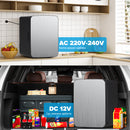 Advwin Black Mini Fridge for Bedroom 10L