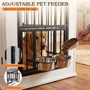 Advwin Wooden Dog Crate Furniture with Top Access