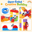 Advwin 121PCS Kids DIY Electric Track Car Building STEM Toy