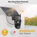 Advwin Wireless Outdoor Solar Security Cameras