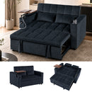 Advwin 3-in-1 Velvet Convertible Sofa Bed