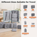 Advwin 20" Carry On Luggage with 7-Piece Travel Bag Set
