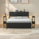 Advwin LED Bedside Table w/ AC Outlets and USB Ports