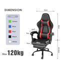 Advwin Gaming Chair w/ Massage Lumbar Cushion