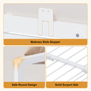 Advwin Single Metal Daybed Frame with Trundle White