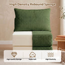 Advwin Stackable Corduroy Sofa Lounger