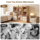 Advwin Dual-Sided Kids Bookshelf & Toy Storage Organiser