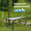 Advwin Livestock Goat Milking Stand Adjustable Height