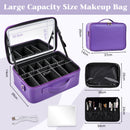 Advwin 15" Portable Makeup Case with LED Light Mirror