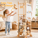Advwin 142cm Tall Stuffed Animal Storage Organizer