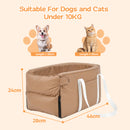 Advwin Center Console Dog Car Seat for Small Dogs