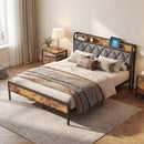 Advwin Bed Frame with Charging Station