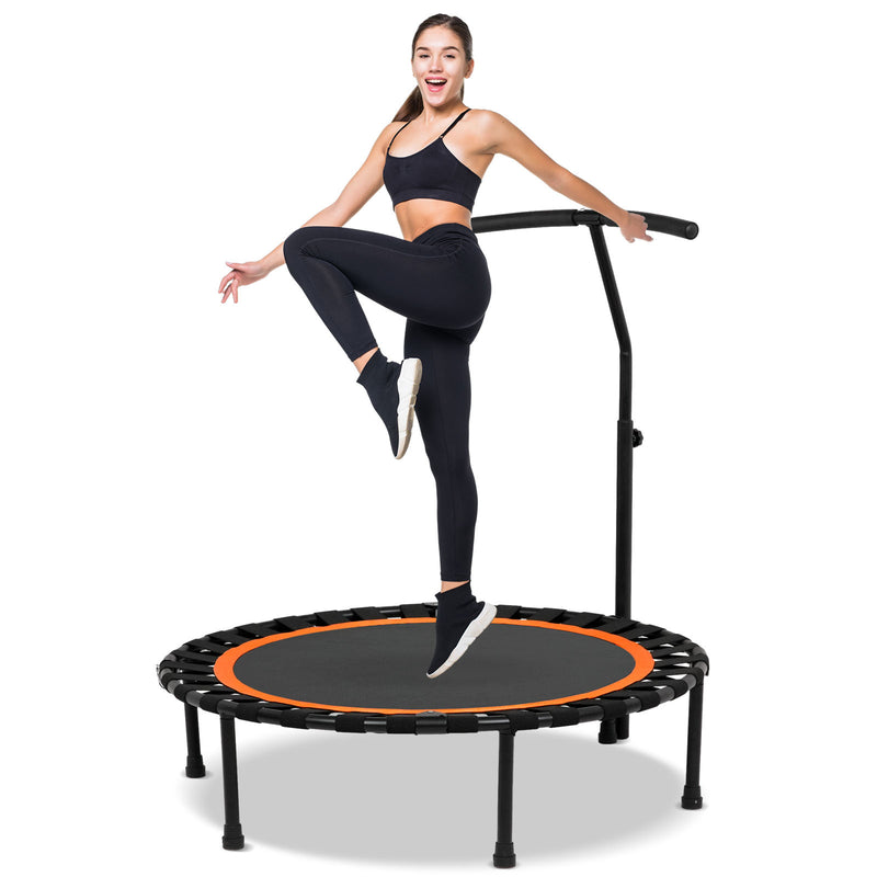 Advwin 50" Mini Trampoline w/Adjustable Handle