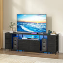 Advwin 180cm TV Cabinet with RGB LED Light and Storage Drawers