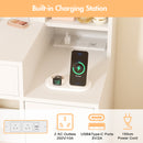 Advwin Dressing Table  w/ LED Mirror RGB Display