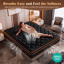 Advwin 34CM Mattress Black & Gold